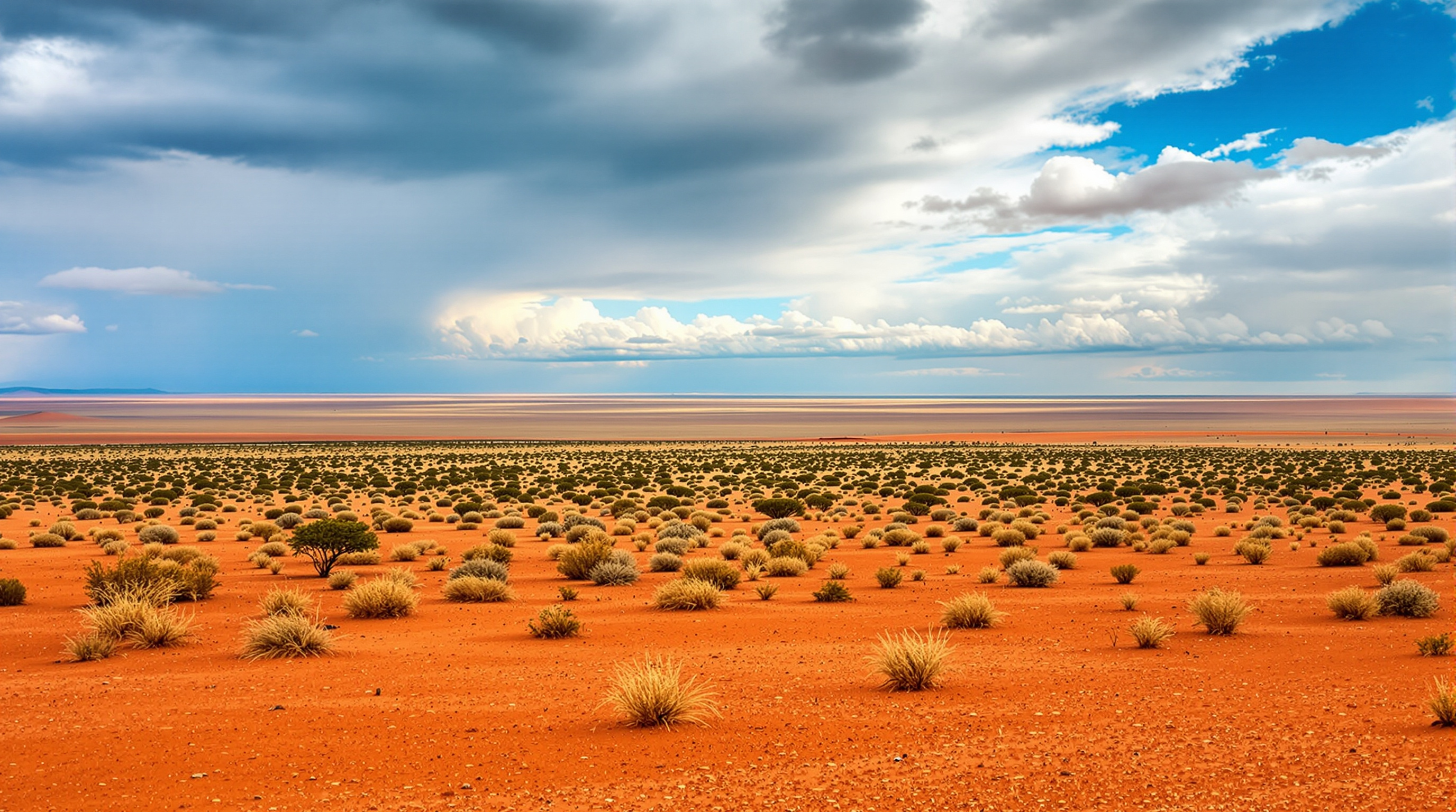 Imagen generada del paisaje de Etosha